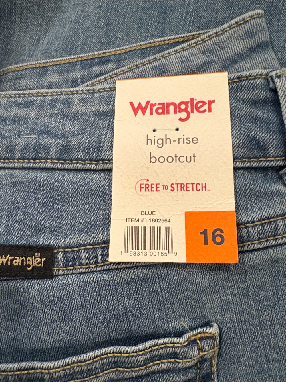 Wrangler Women's Bootcut Jeans in Light Blue Denim